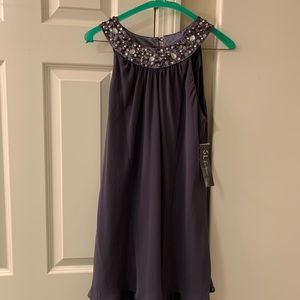 Beaded Jewel Neck Dress New with tags